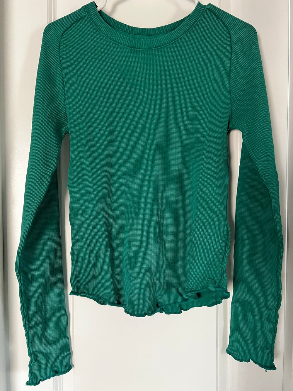NWOT Free People We The Free Easy Does It Tee | Green | Size M